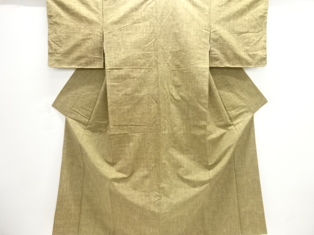 未使用品　手織り紬着物